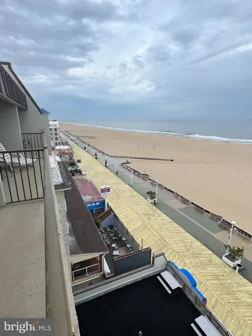 a view of an ocean beach