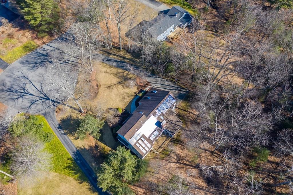 8 Cameron Road Andover, MA 01810 - Photo 3 of 42 a aerial view of house with yard and swimming pool