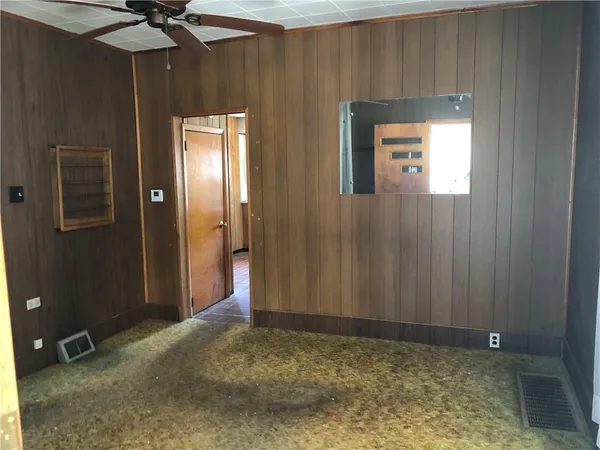 a view of an empty room