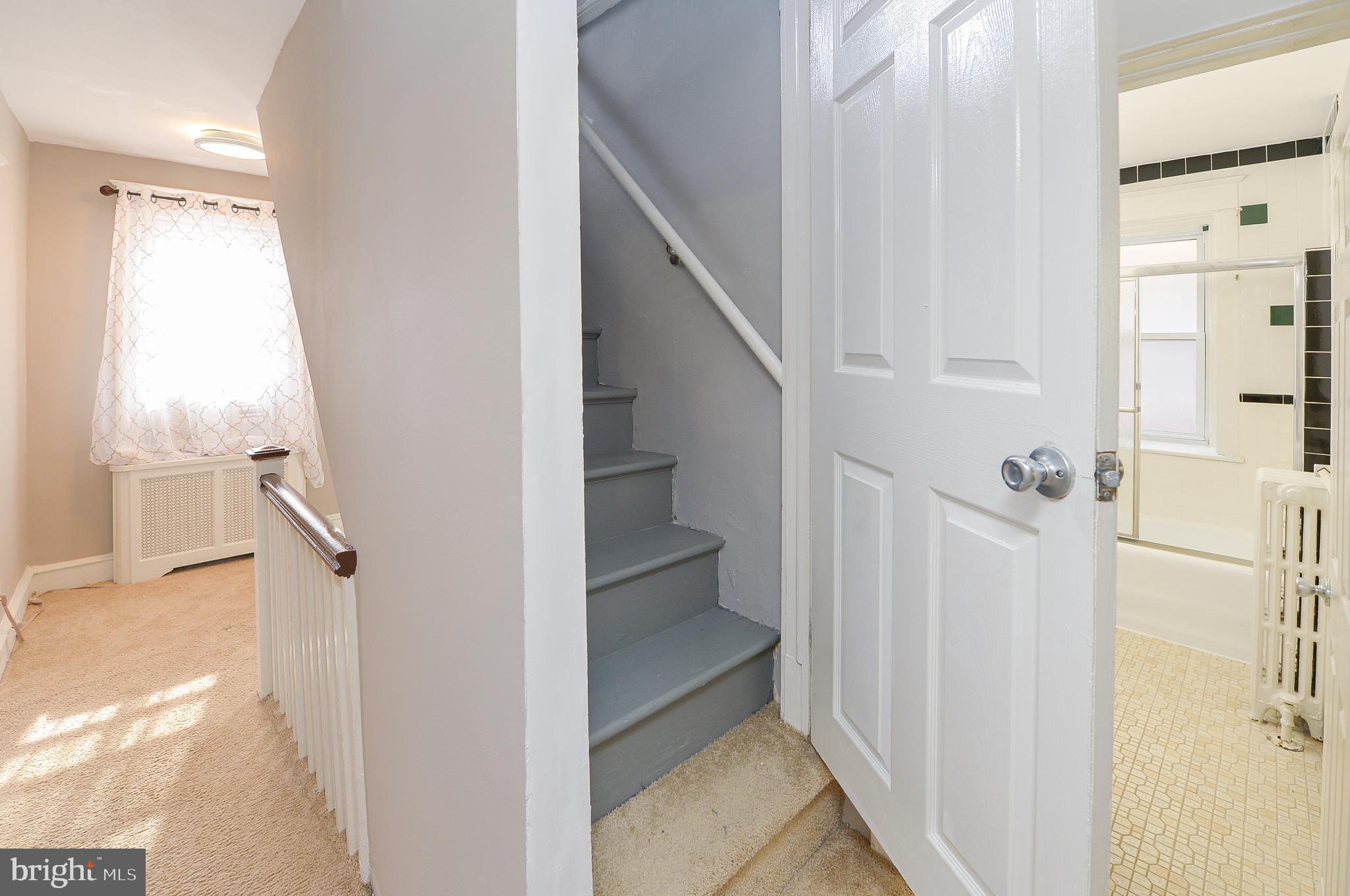 4960 State Road Drexel Hill, PA 19026 - Photo 33 of 40 Stairs to 3rd fl Bedroom