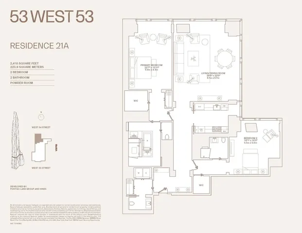 $5,950,000 | 53 West 53rd Street, Unit 21A | Midtown Central