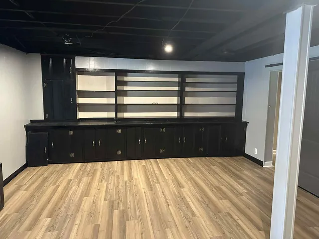 a view of empty room