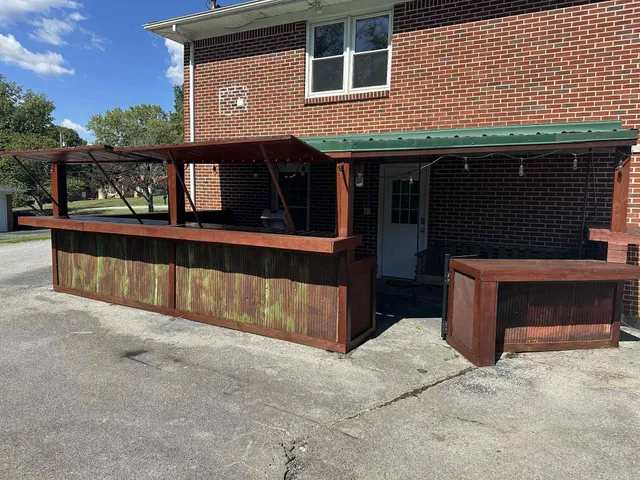 a front view of a house with balcony