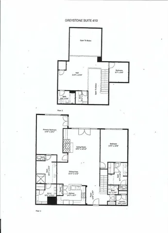 a view of a livingroom with wooden floor a ceiling fan and windows