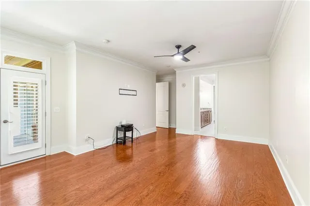 a view of a walk in closet