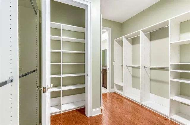wooden floor in an empty room