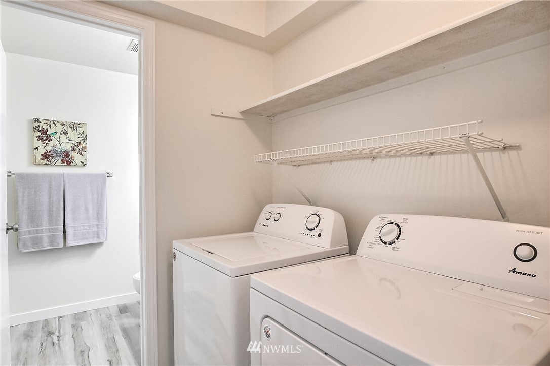 3939 10th Street Southeast, Unit A2 Puyallup, WA 98374 - Photo 4 of 27 a utility room with dryer and washer