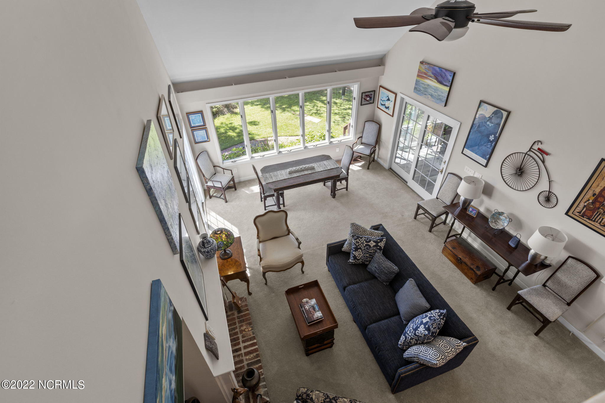 1141 Hardison Lee Farm Road Arapahoe, NC 28510 - Photo 26 of 57 2nd floor landing overlooking living room