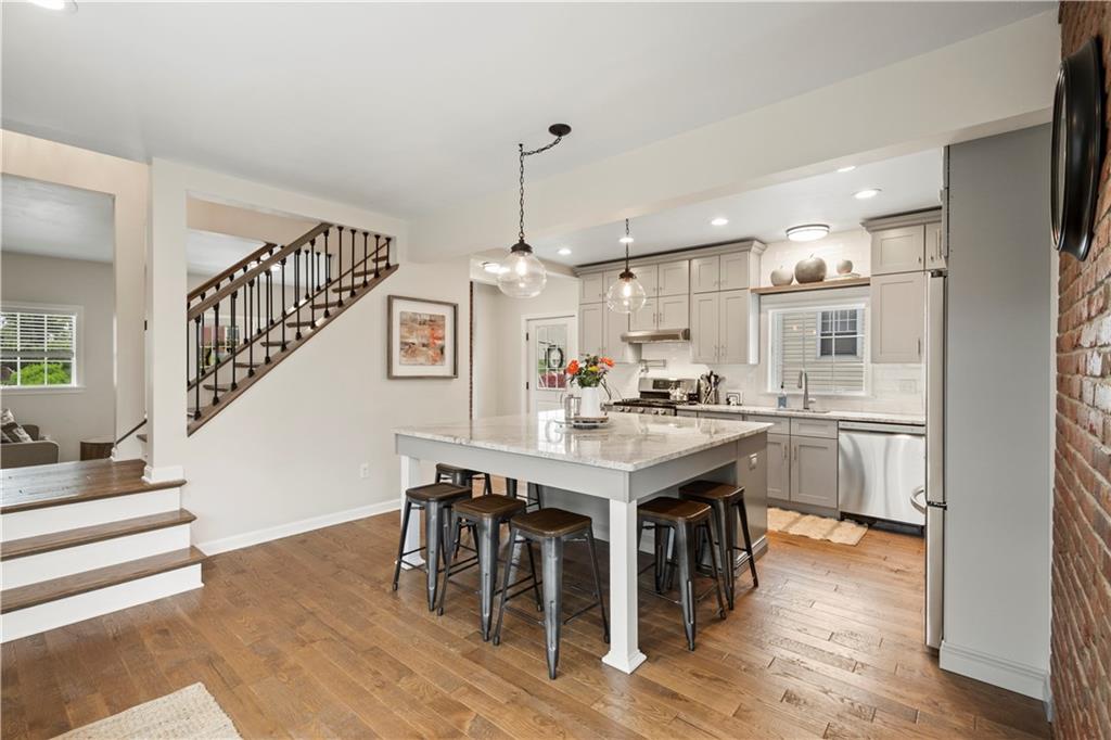 1731 Rutledge Street Pittsburgh, PA 15211 - Photo 5 of 25 Gourmet Kitchen with over 6'x6' island