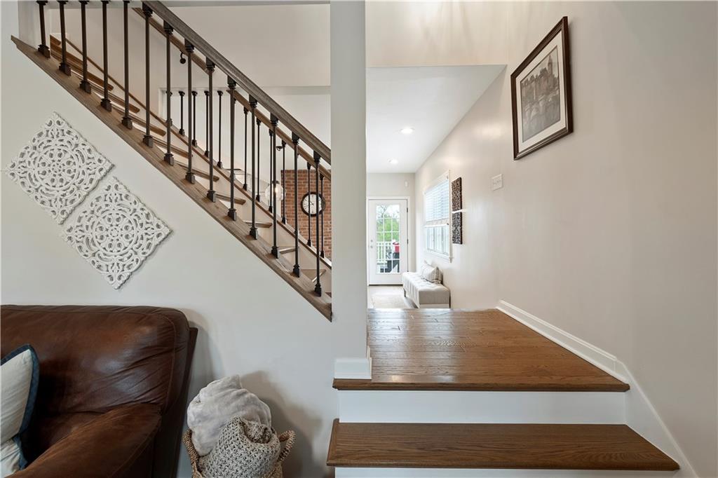 1731 Rutledge Street Pittsburgh, PA 15211 - Photo 6 of 25 Split Staircase from Living Room or Kitchen
