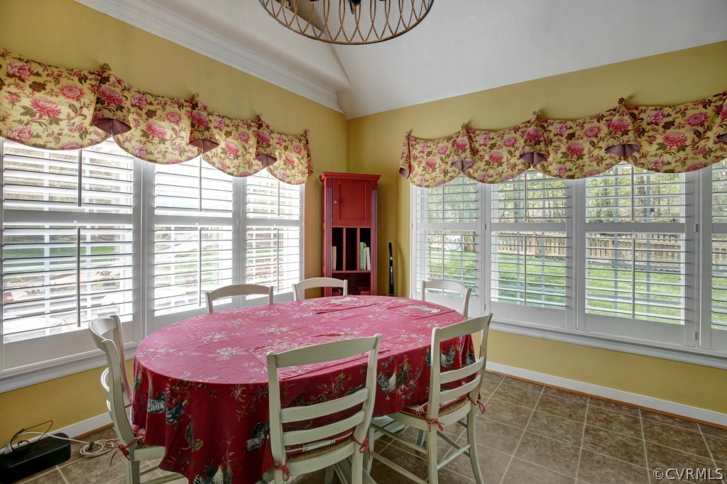 1431 Goswick Ridge Road Midlothian, VA 23114 - Photo 8 of 24 a view of a dining room with furniture window and outside view