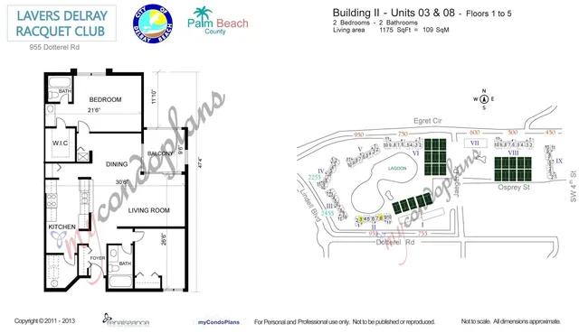 $3,100 | 955 Dotterel Road, Unit 2103, Delray Beach, FL 33444