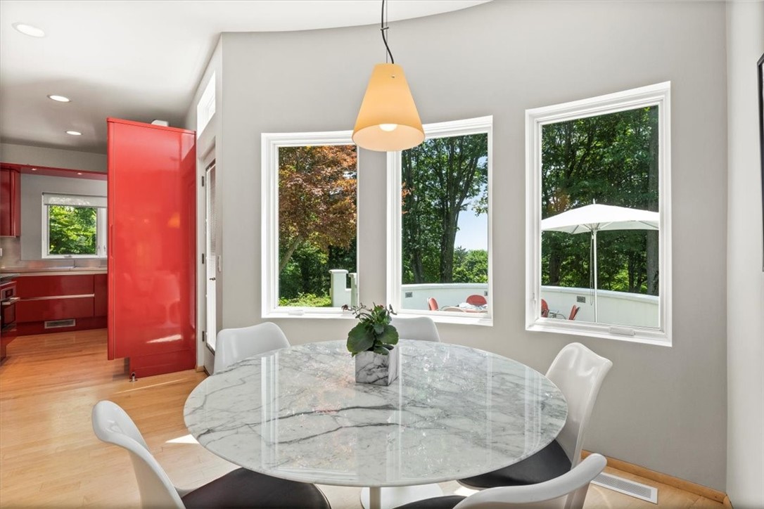 155 Summit Drive Brighton, NY 14620 - Photo 17 of 50 Kitchen Dining Area with Magnificent Views