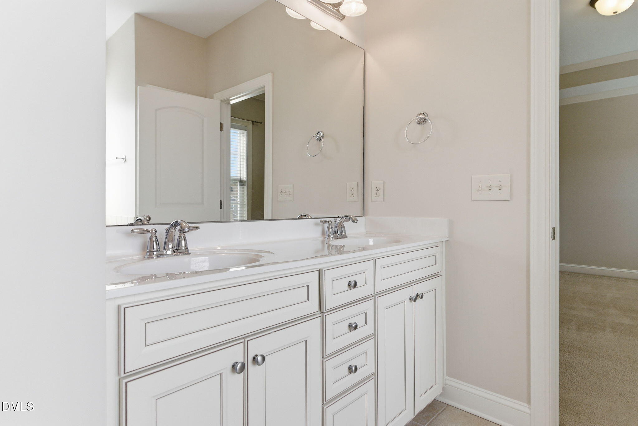 804 Historian Street Raleigh, NC 27603 - Photo 33 of 55 a bathroom with a sink and a mirror