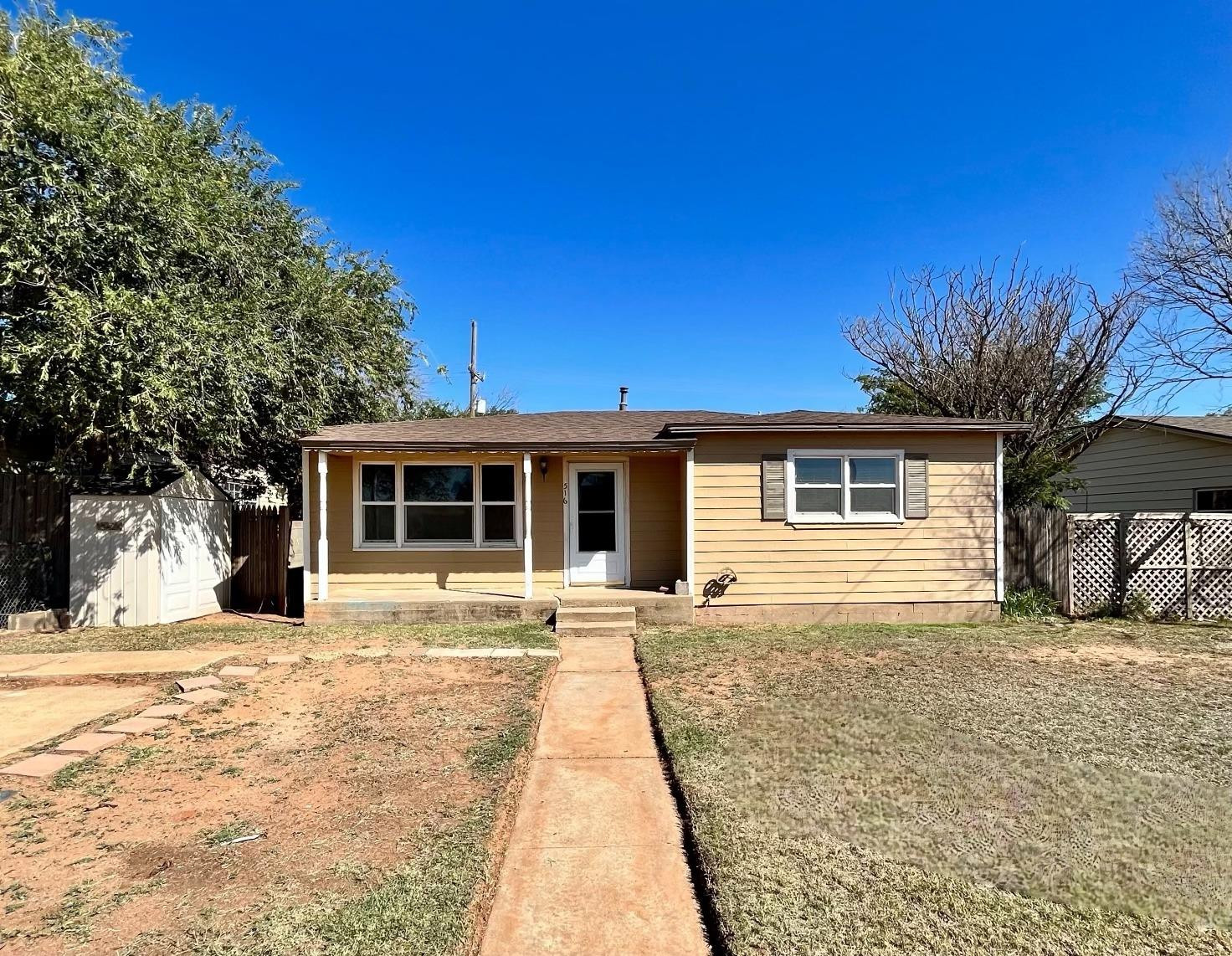 516 7th Street Wolfforth, TX 79382 - Photo 1 of 19 a house view with a outdoor space