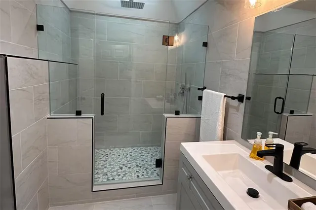 a view of a livingroom with wooden floor