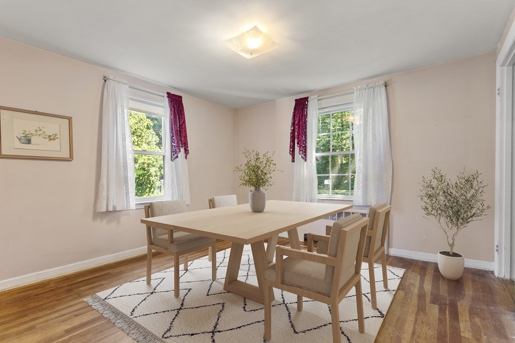 26 Shawsheen Road Bedford, MA 01730 - Photo 4 of 18 a view of a dining room with furniture window and outside view