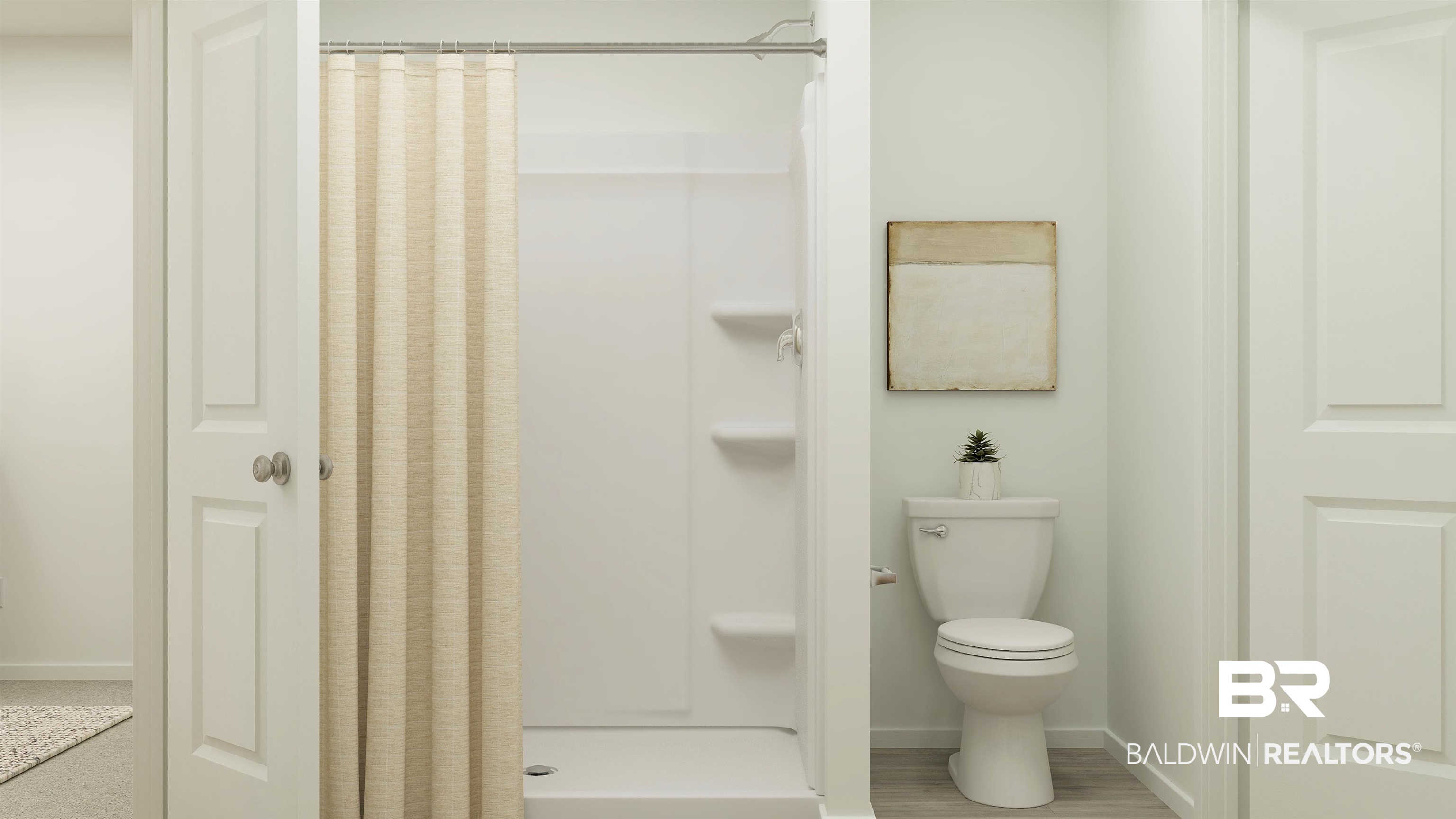 15362 Planters Lane Foley, AL 36535 - Photo 12 of 24 Full bathroom featuring a shower stall and baseboards
