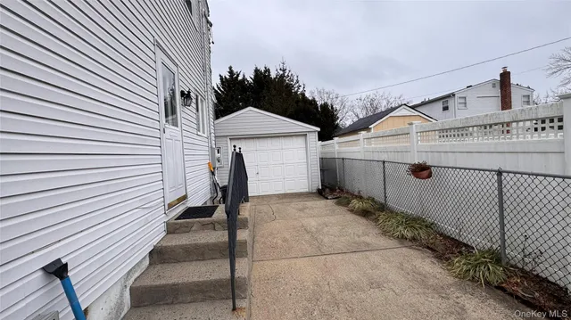 a view of a storage room