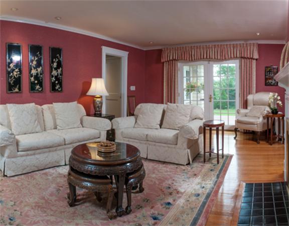 38 Gammons Road Newton, MA 02468 - Photo 3 of 10 a living room with furniture and a large window