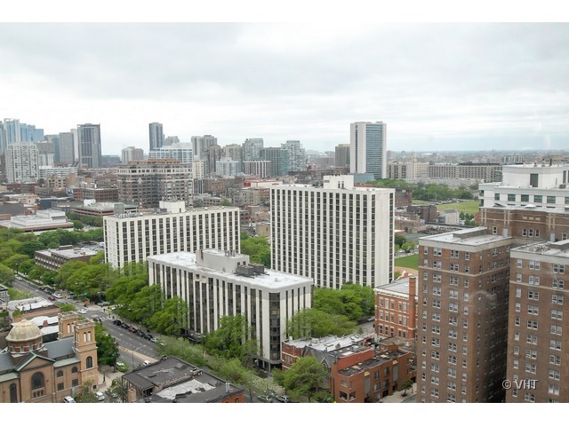 1122 North Clark Street, Unit 2509 Chicago, IL 60610 - Photo 8 of 11 a view of a city with tall buildings