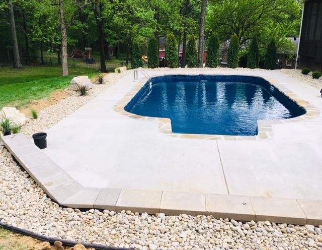1109 Loftin Road Columbia, TN 38401 - Photo 15 of 18 a view of a swimming pool with a yard
