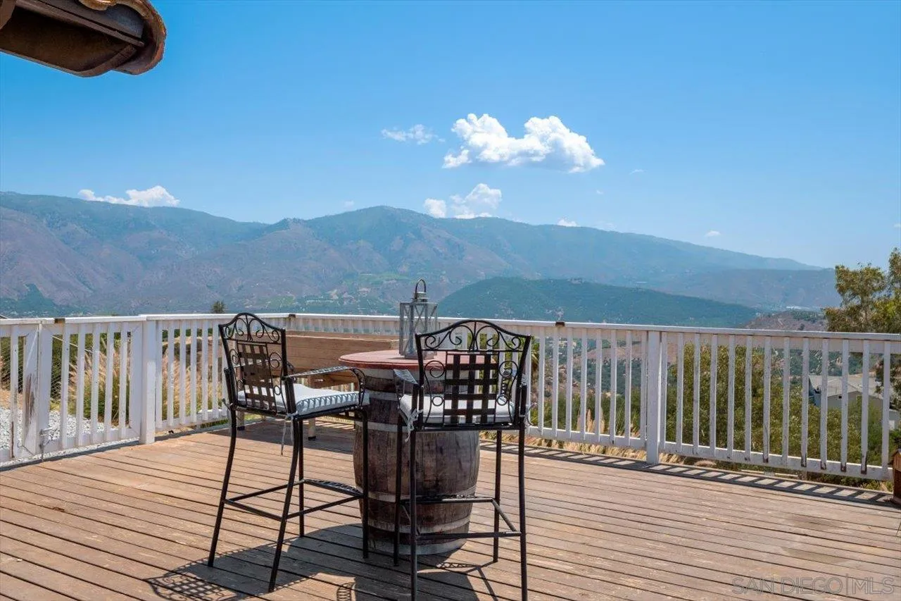 32251 Cole Grade Road Valley Center, CA 92082 - Photo 18 of 54 a view of a terrace from deck having patio