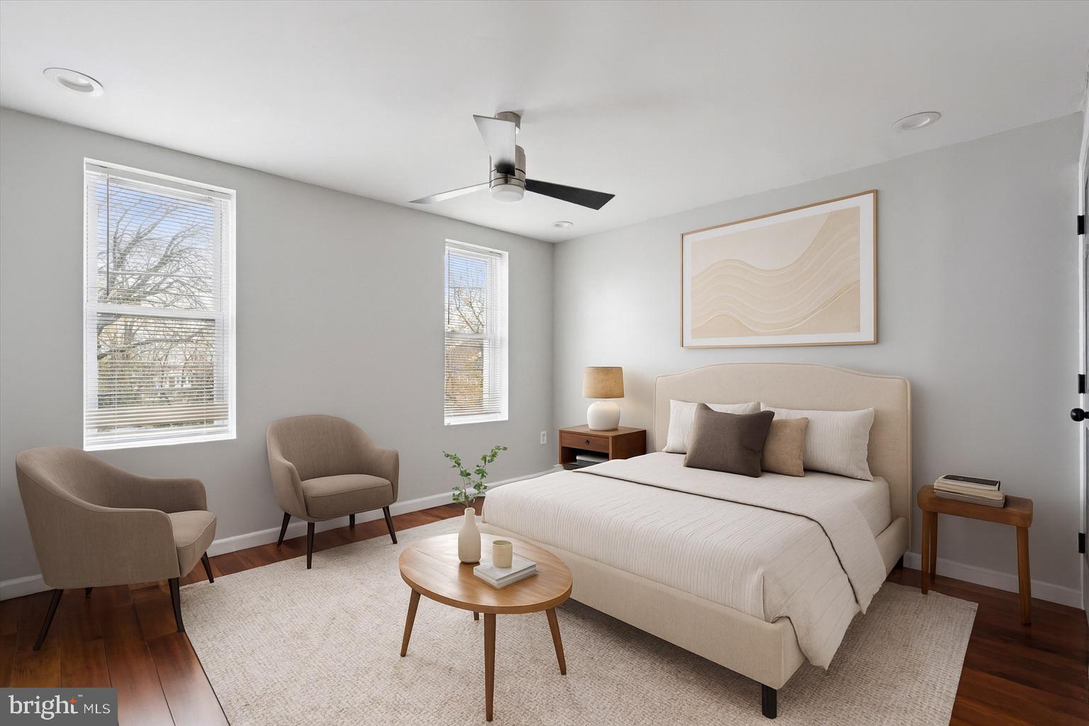 213 East Phil Ellena Street Philadelphia, PA 19119 - Photo 11 of 28 a bedroom with furniture and a window