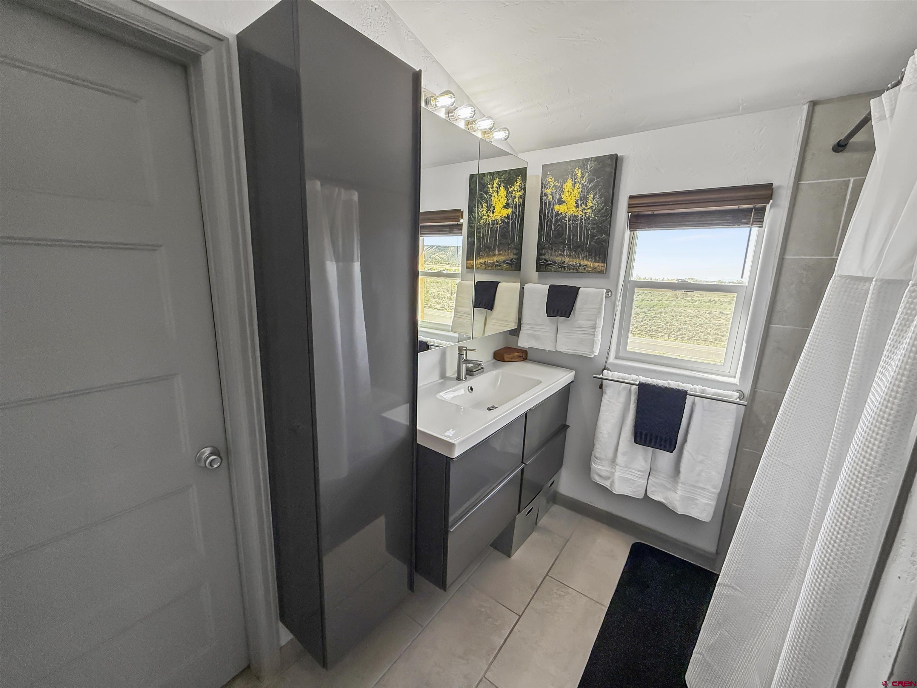 70848 Buckhorn Road Montrose, CO 81403 - Photo 21 of 43 a bathroom with a sink a mirror and window