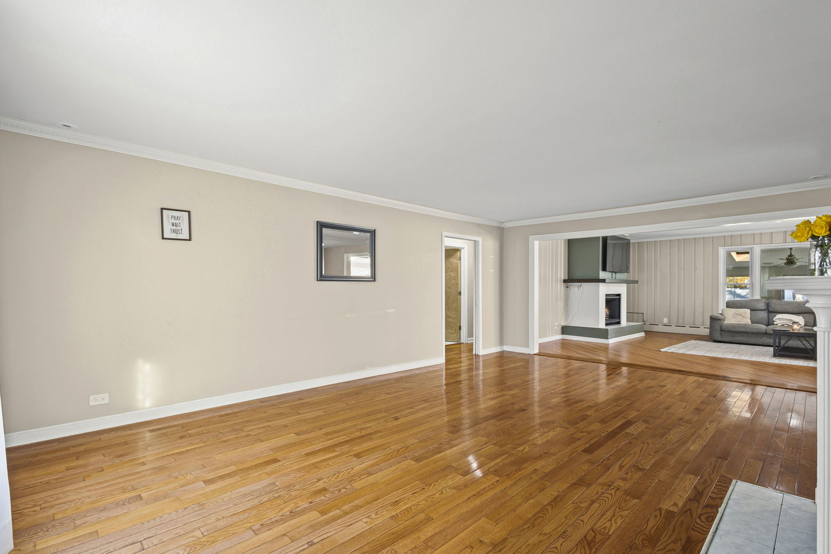 1615 Greenwood Road Glenview, IL 60026 - Photo 5 of 41 a view of empty room with wooden floor and window