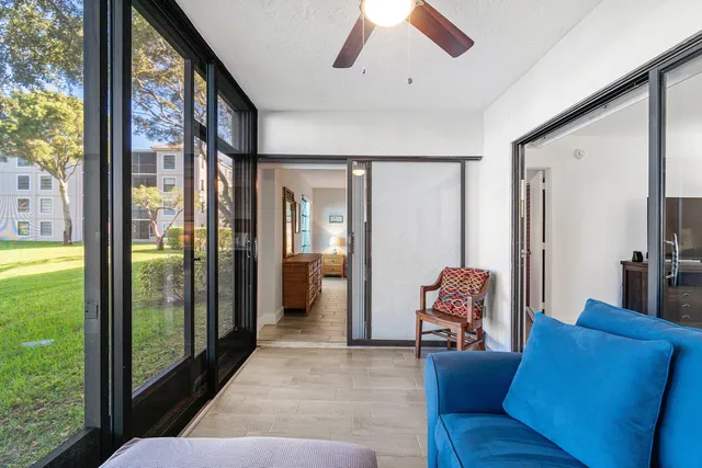 a view of lake from a window