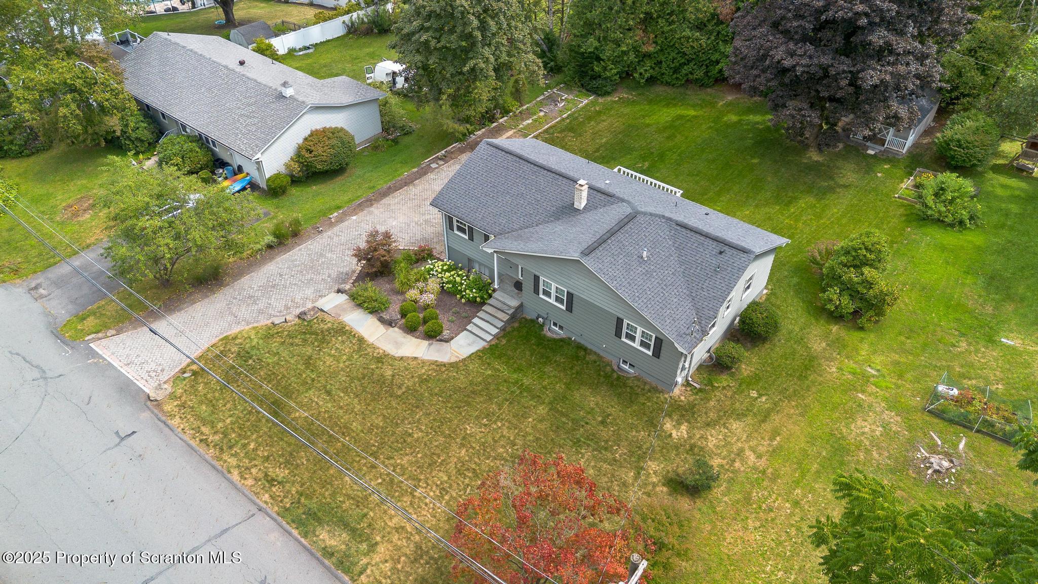 525 Knapp Road Clarks Summit, PA 18411 - Photo 38 of 45 an aerial view of a house