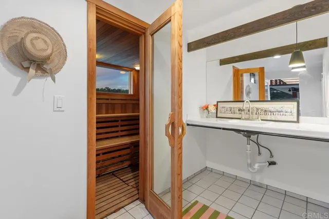 a view of a hallway with entryway