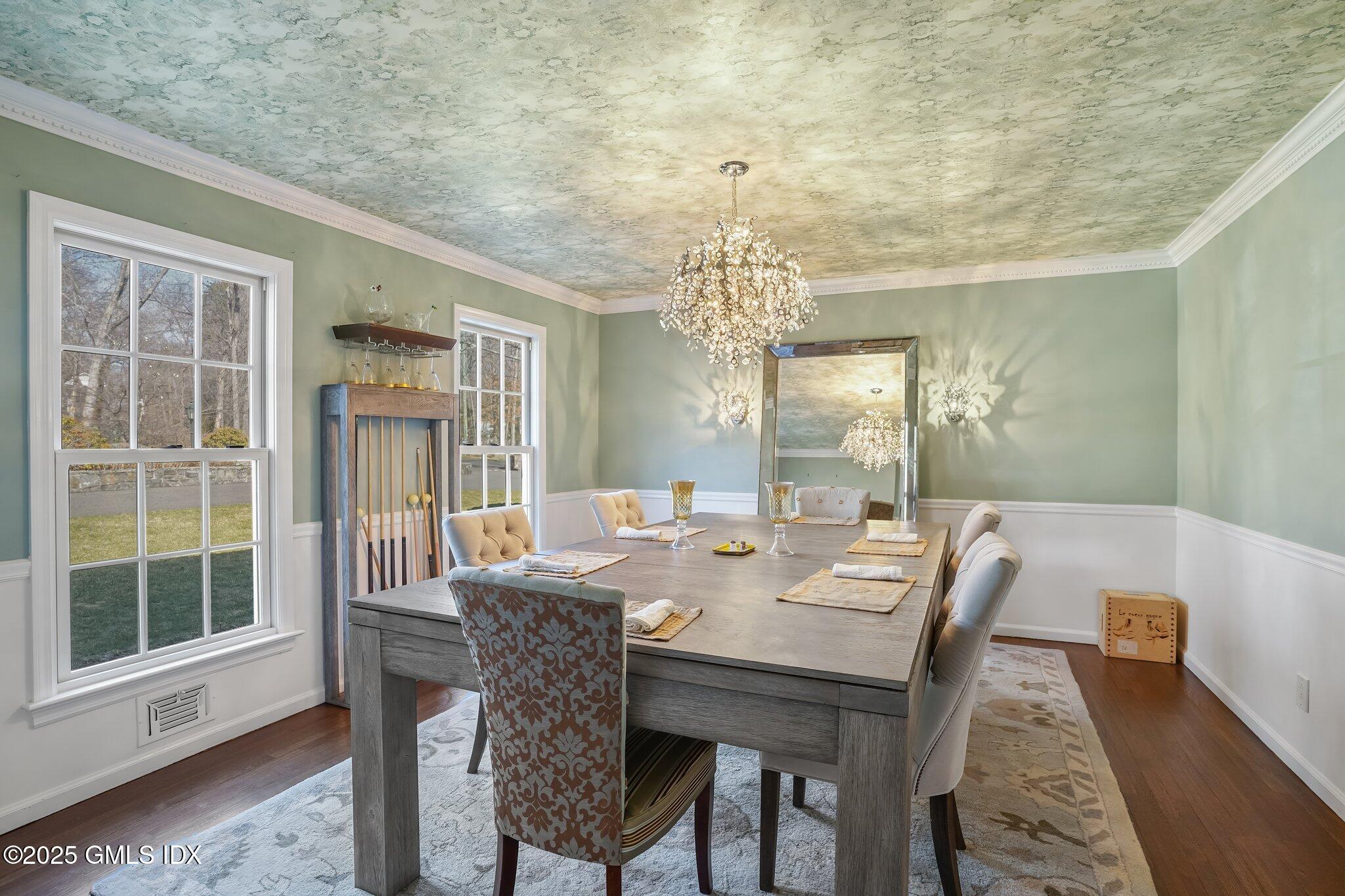 12 Old Forge Road Greenwich, CT 06830 - Photo 7 of 34 a view of a dining room with furniture window and outside view