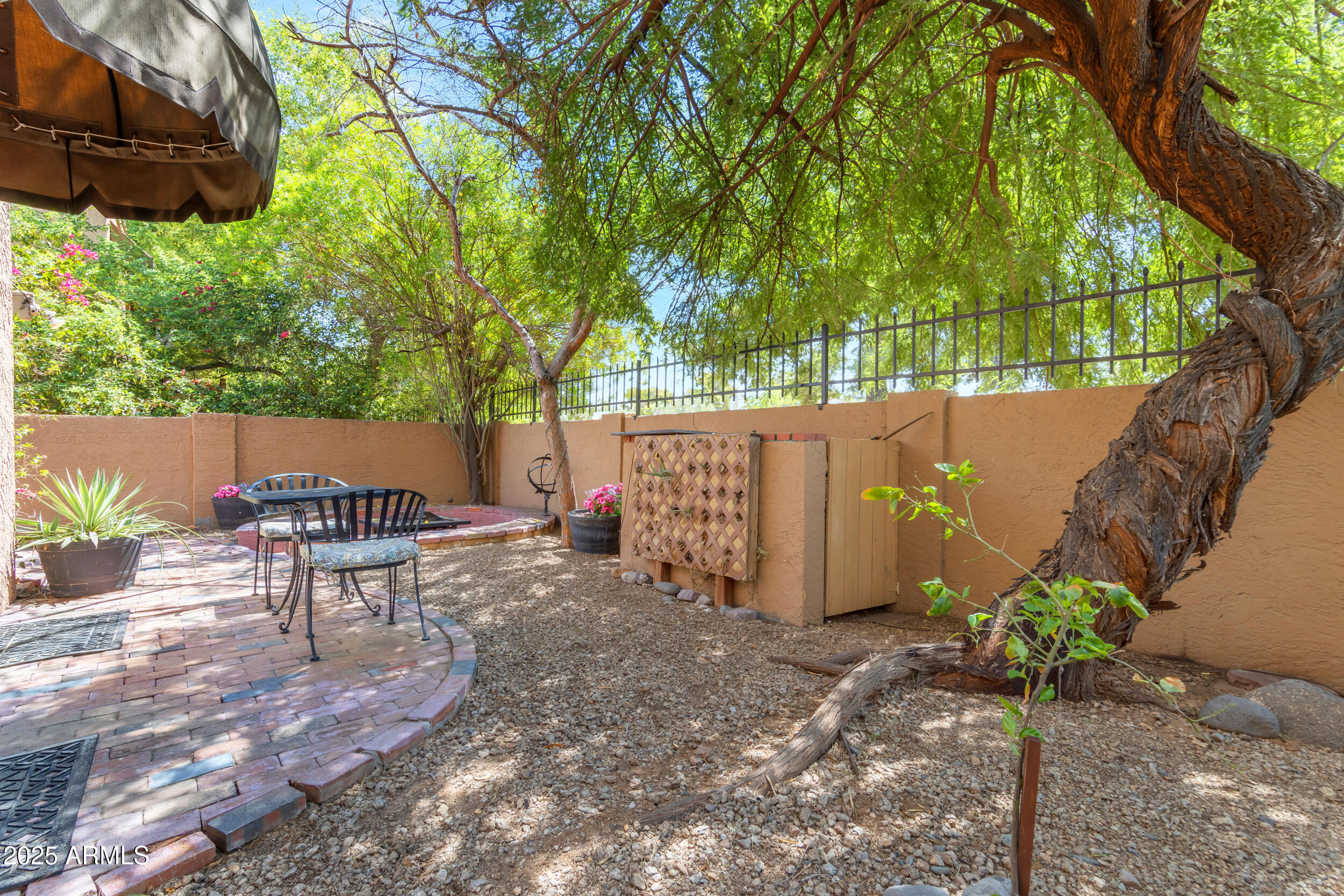 1101 East North Lane, Unit 3 Phoenix, AZ 85020 - Photo 32 of 51 Spacious Patio with Shade Trees