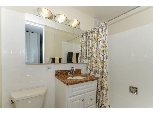 655 West Irving Park Road, Unit 2508 Chicago, IL 60613 - Photo 9 of 20 a bathroom with a sink and a mirror