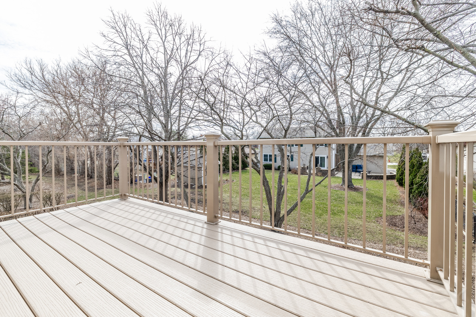 274 Wildspring Court Itasca, IL 60143 - Photo 12 of 42 a view of backyard with deck and outdoor seating