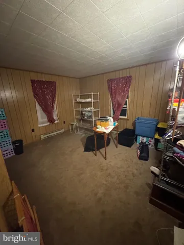 a room with furniture