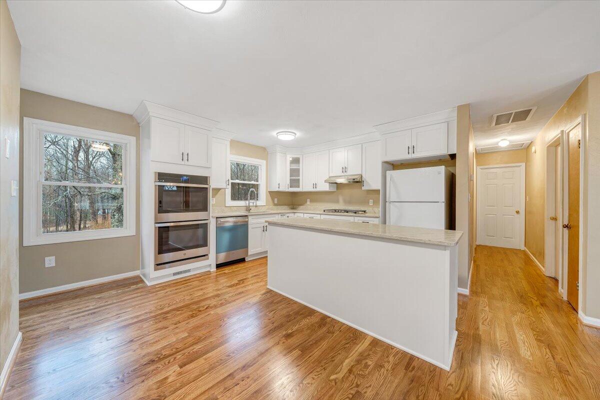 5146 Keffer Road Catawba, VA 24070 - Photo 9 of 43 a view of kitchen with furniture and wooden floor