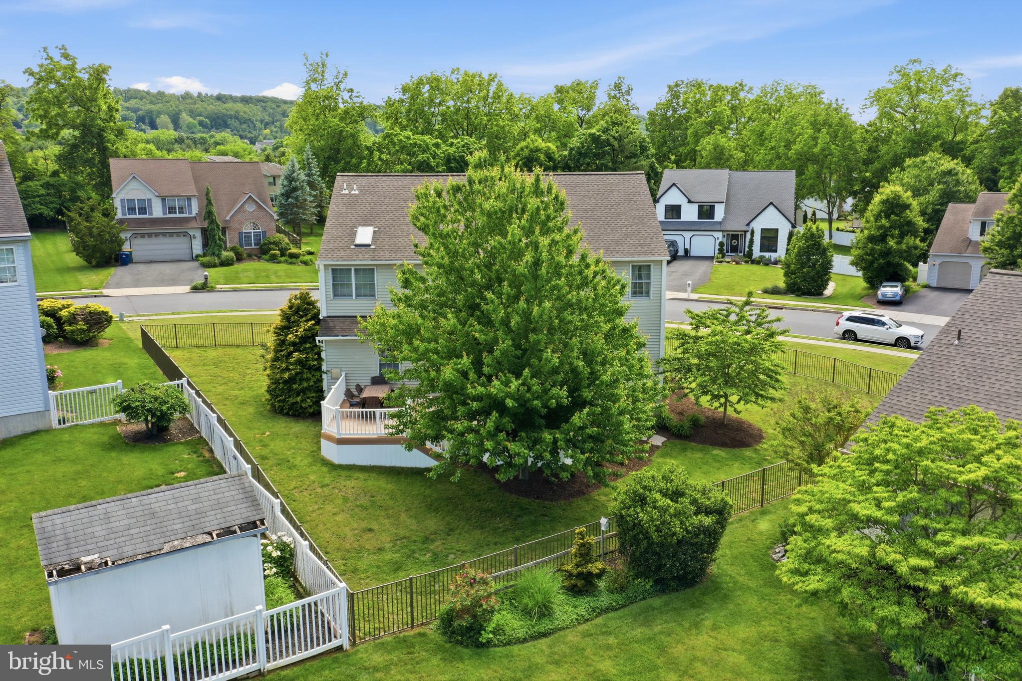 3121 South Wagner Circle Sinking Spring, PA 19608 - Photo 28 of 30 an aerial view of a house with a yard