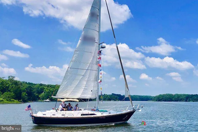 a view of a lake with a boat