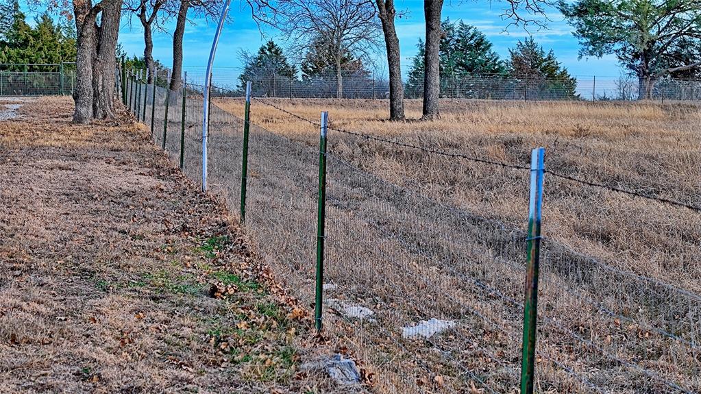 584 West Alamo Road Bowie, TX 76230 - Photo 32 of 40 a view of a yard with trees