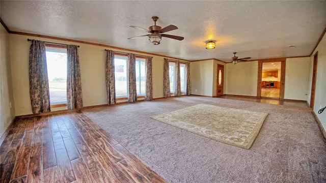 a view of house with backyard and entertaining space