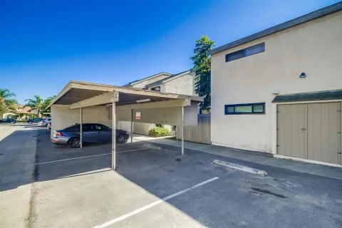 a view of a house with a patio