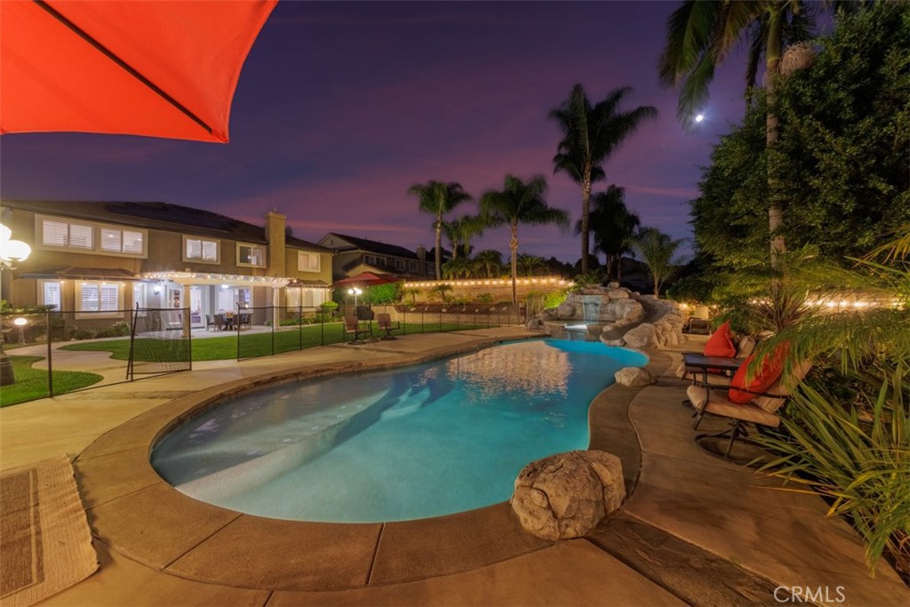 17722 Neff Ranch Road Yorba Linda, CA 92886 - Photo 53 of 63 a view of a swimming pool with a patio