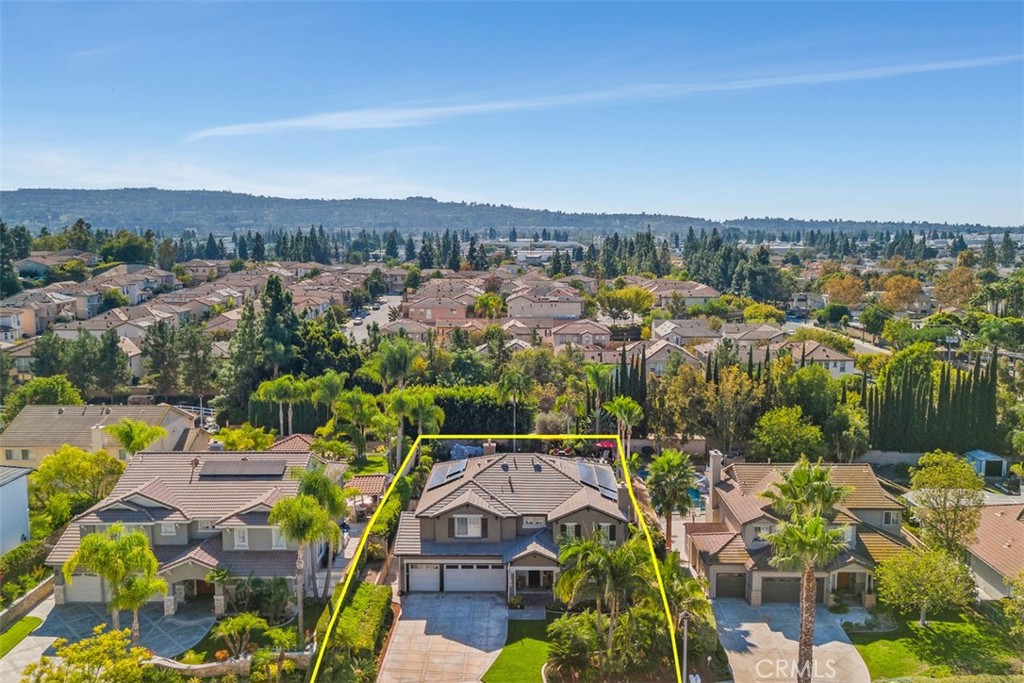 17722 Neff Ranch Road Yorba Linda, CA 92886 - Photo 56 of 63 an aerial view of multiple house with yard