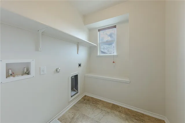 a view of room with window