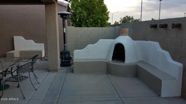 a view of balcony and patio
