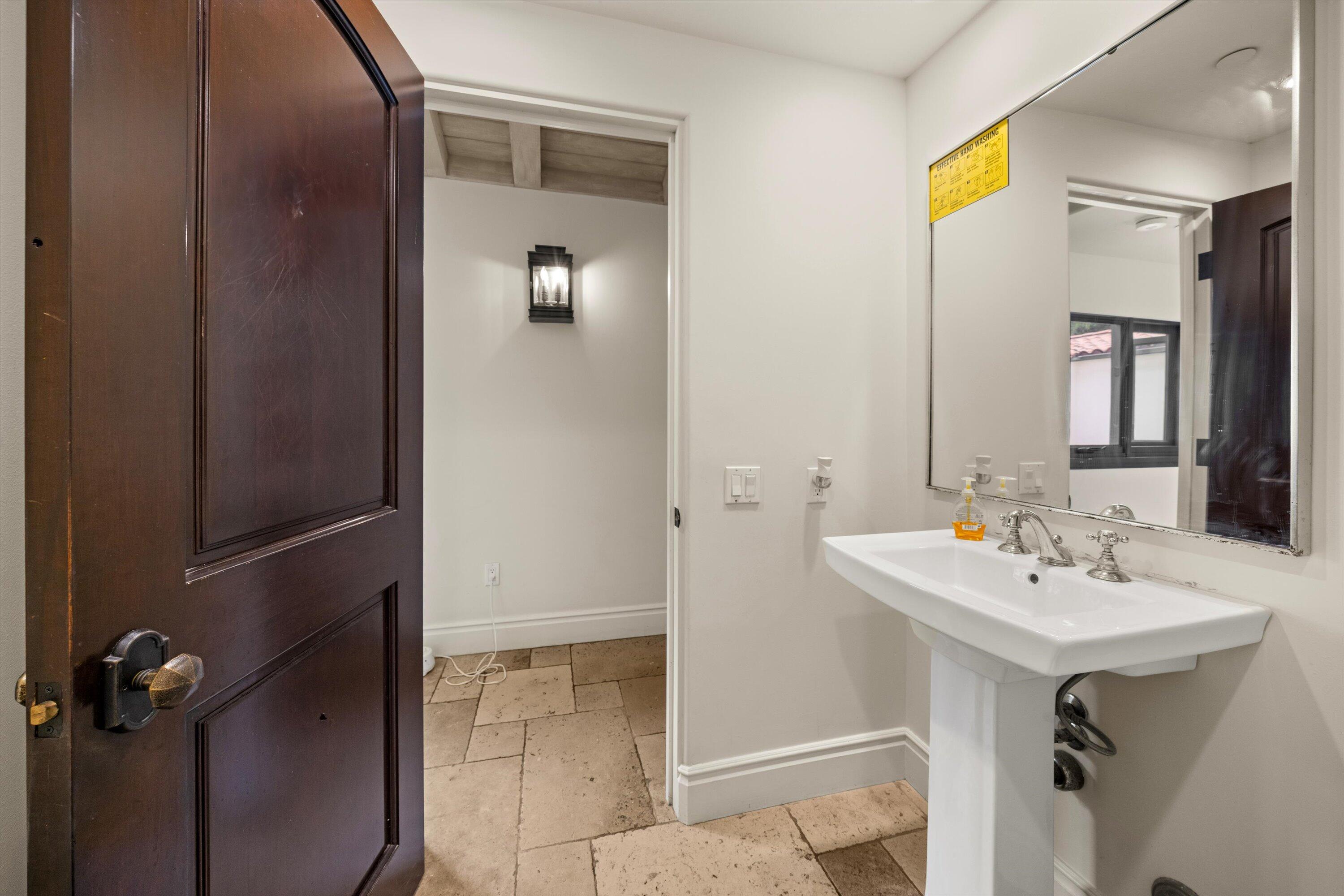 1151 Glenview Road Montecito, CA 93108 - Photo 38 of 61 Powder Room Near Entry