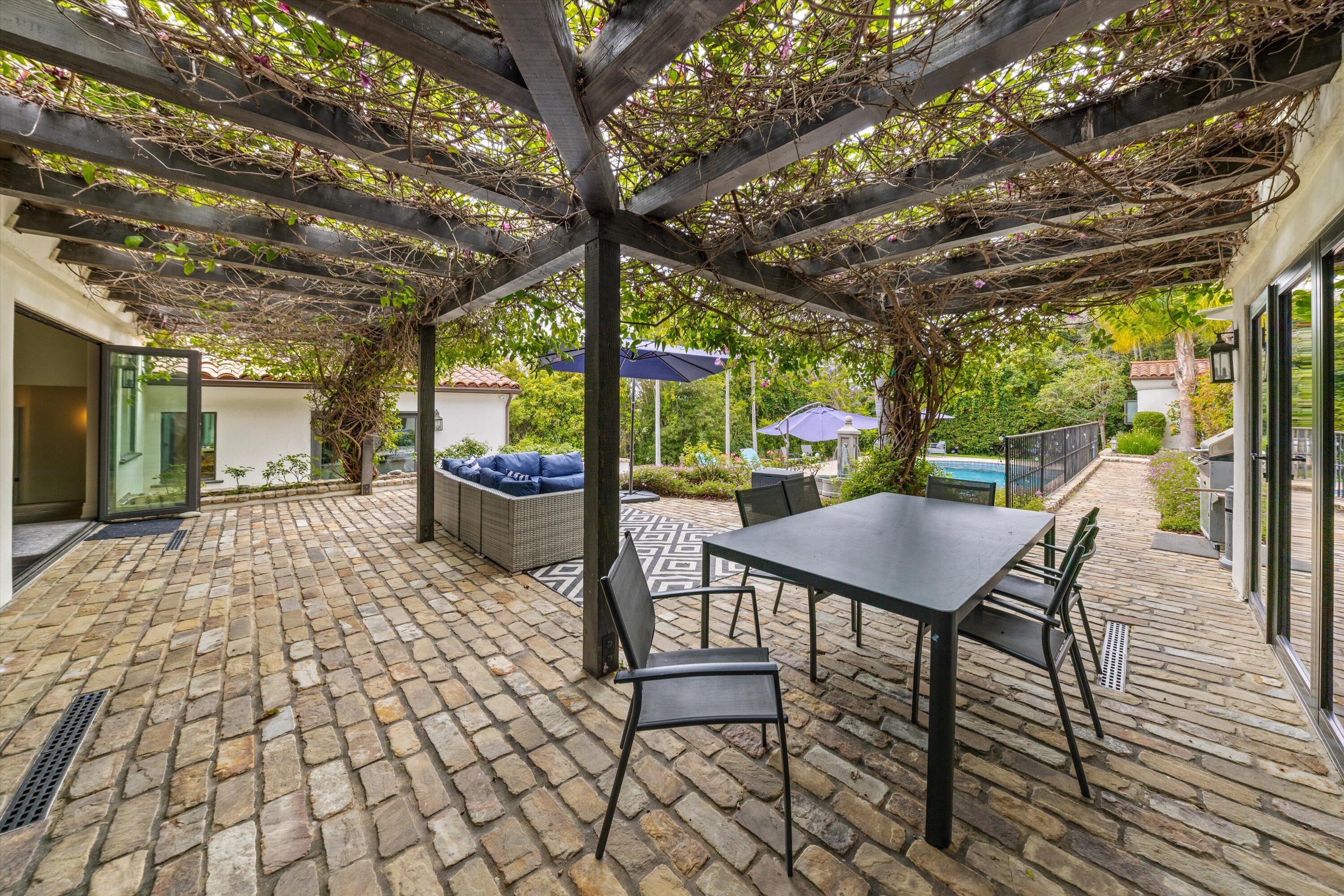 1151 Glenview Road Montecito, CA 93108 - Photo 40 of 61 Patio with Trellis